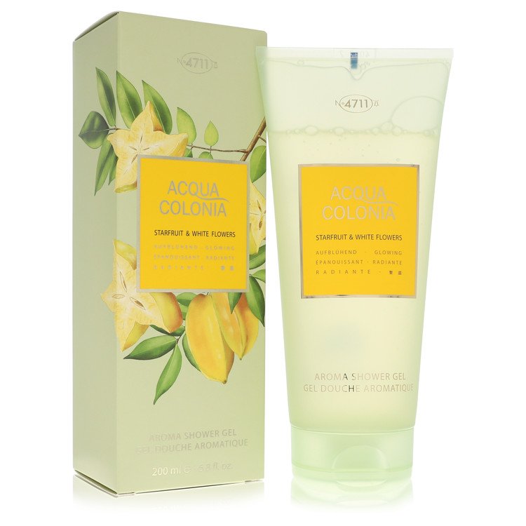 4711 acqua colonia starfruit & white flowers by 4711 shower gel 6.8 oz
