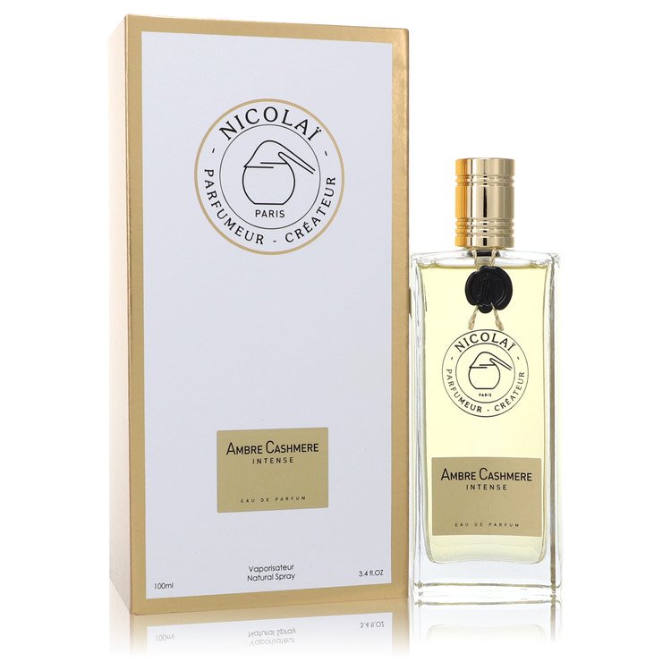 ambre cashmere intense by nicolai eau de parfum spray (unisex) 3.4 oz