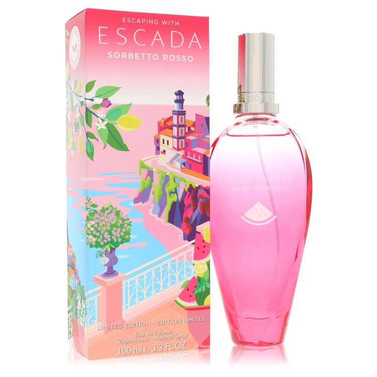 escada sorbetto rosso by escada eau de toilette spray (limited edition) 3.3 oz