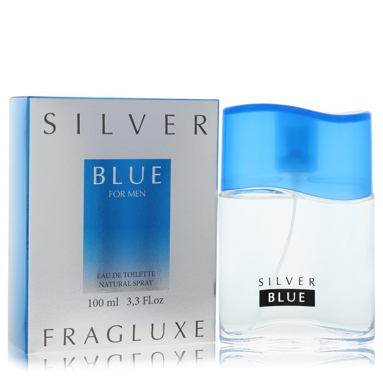 fragluxe silver blue by fragluxe eau de toilette spray 3.3 oz