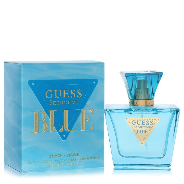 guess seductive blue by guess eau de toilette spray 1.7 oz