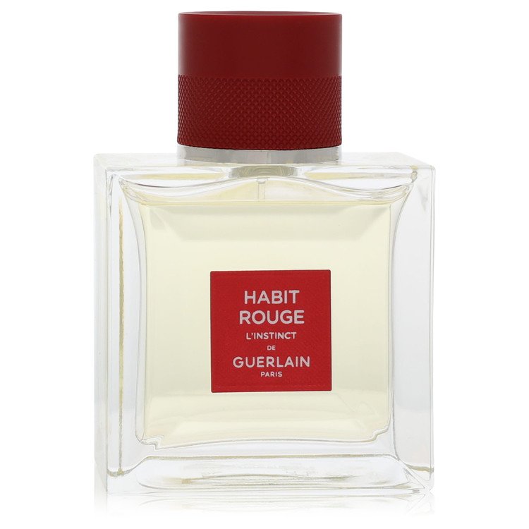 habit rouge l'instinct by guerlain eau de toilette intense spray (unboxed) 1.6 oz