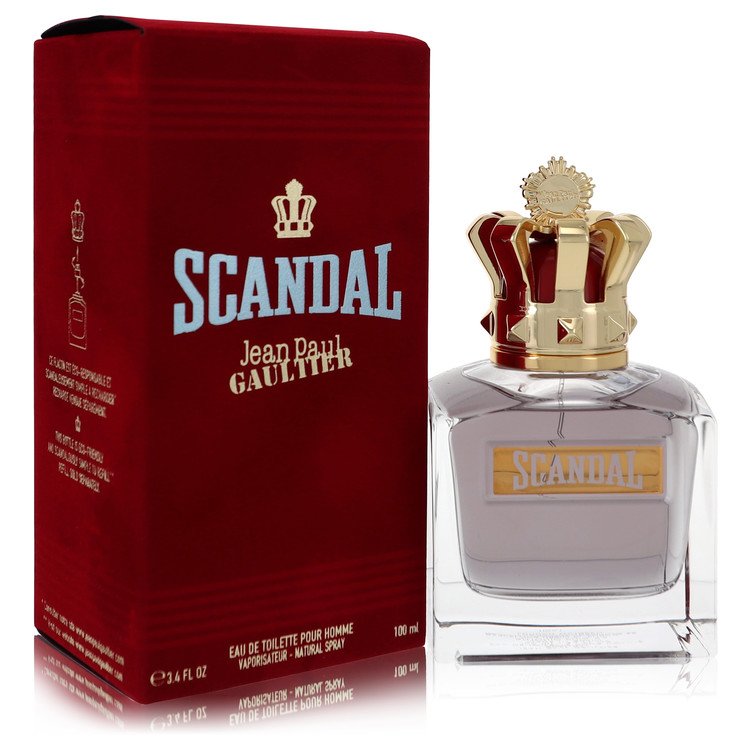 jean paul gaultier scandal by jean paul gaultier eau de toilette spray (refillable) 3.4 oz