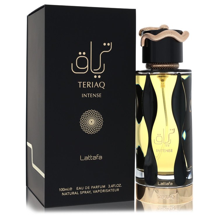 lattafa teriaq intense by lattafa eau de parfum spray (unisex) 3.4 oz