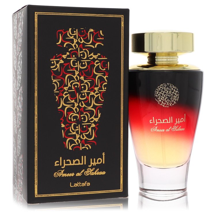 lattafa ameer al sahraa by lattafa eau de parfum spray (unisex) 3.4 oz