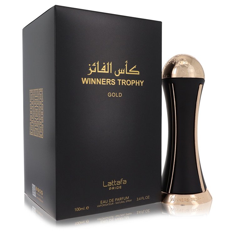 lattafa pride winners trophy gold by lattafa eau de parfum spray 3.4 oz