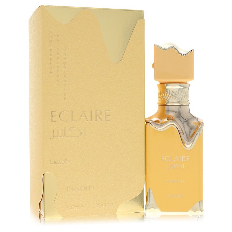 lattafa eclaire banoffi by lattafa eau de parfum spray (unisex) 3.4 oz