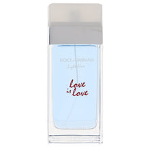 light blue love is love by dolce & gabbana eau de toilette spray (tester) 3.3 oz