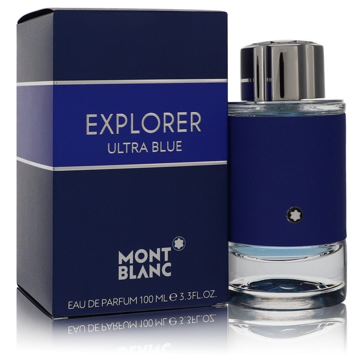 montblanc explorer ultra blue by mont blanc eau de parfum spray 3.3 oz