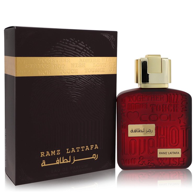 ramz lattafa gold by lattafa eau de parfum spray (unisex) 3.4 oz