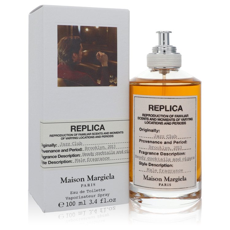 replica jazz club by maison margiela eau de toilette spray (unisex) 3.4 oz
