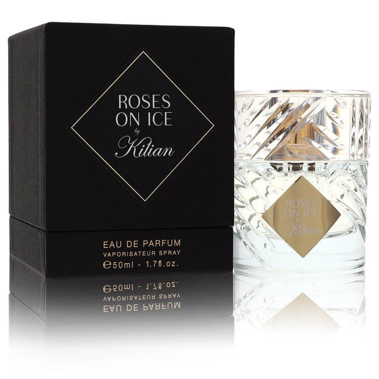 kilian roses on ice by kilian eau de parfum spray refillable 1.7 oz