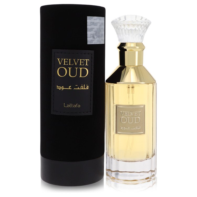 lattafa velvet oud by lattafa eau de parfum spray (unisex) 3.4 oz