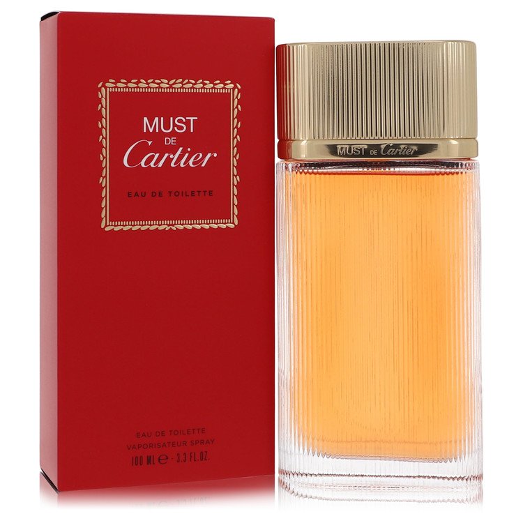 must de cartier by cartier eau de toilette spray 3.3 oz