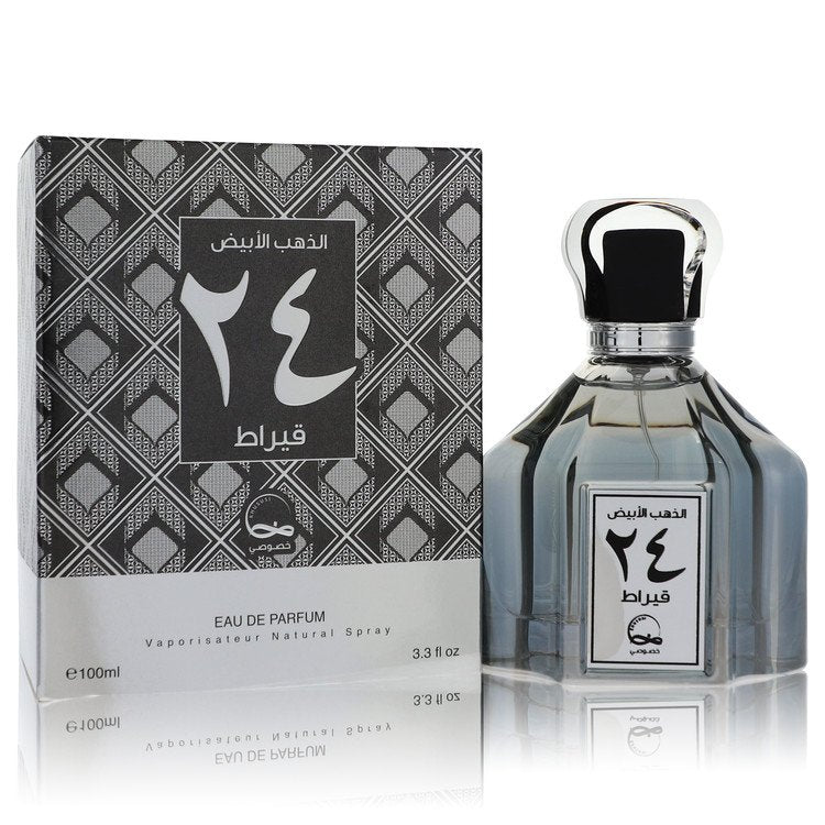 white gold 24 carat by khususi eau de parfum spray (unisex) 3.3 oz