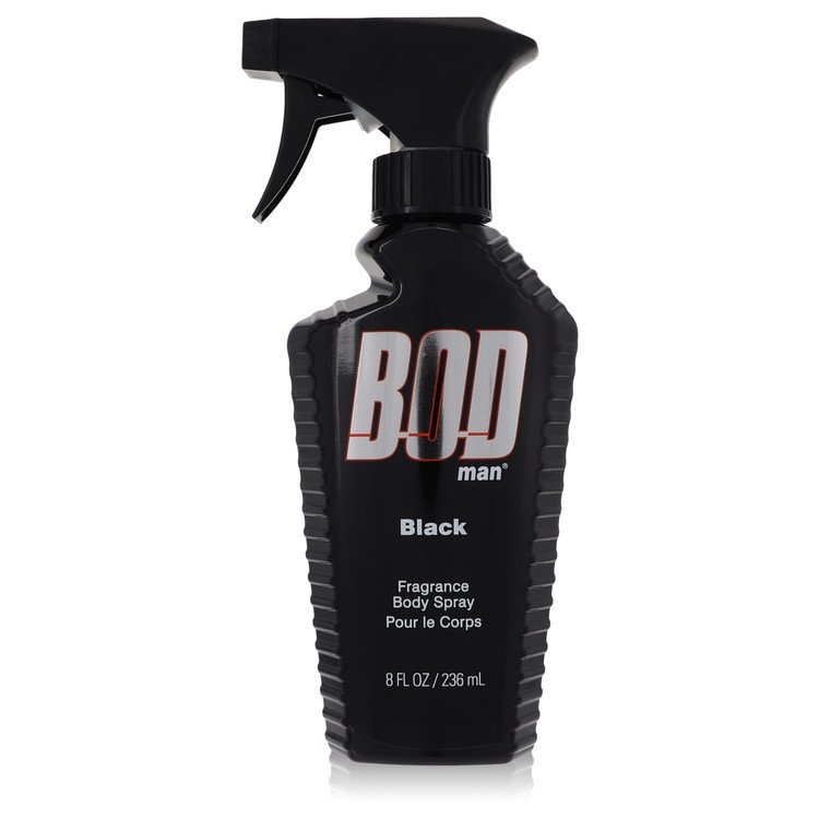 bod man black by parfums de coeur body spray 8 oz