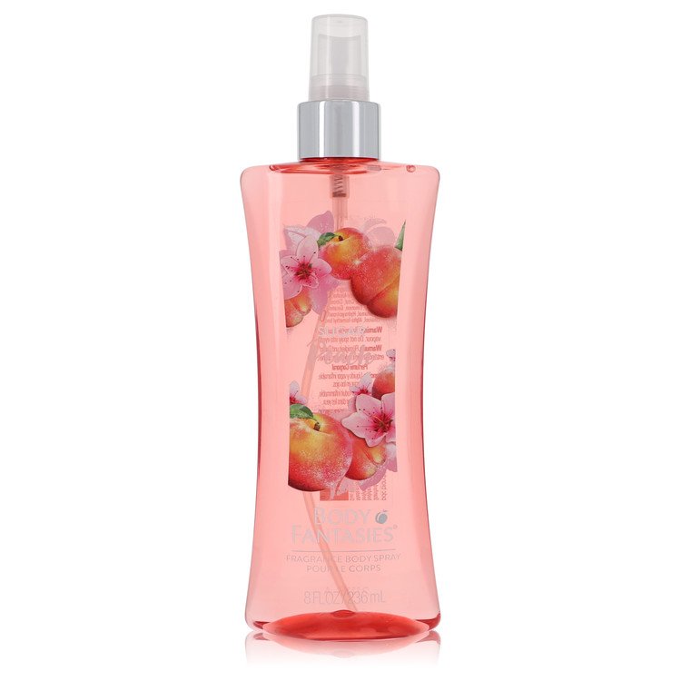 body fantasies signature sugar peach by parfums de coeur body spray 8 oz