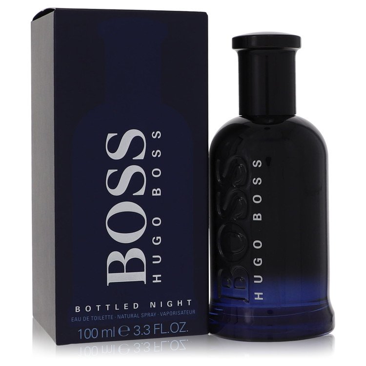 boss bottled night by hugo boss eau de toilette spray 3.3 oz