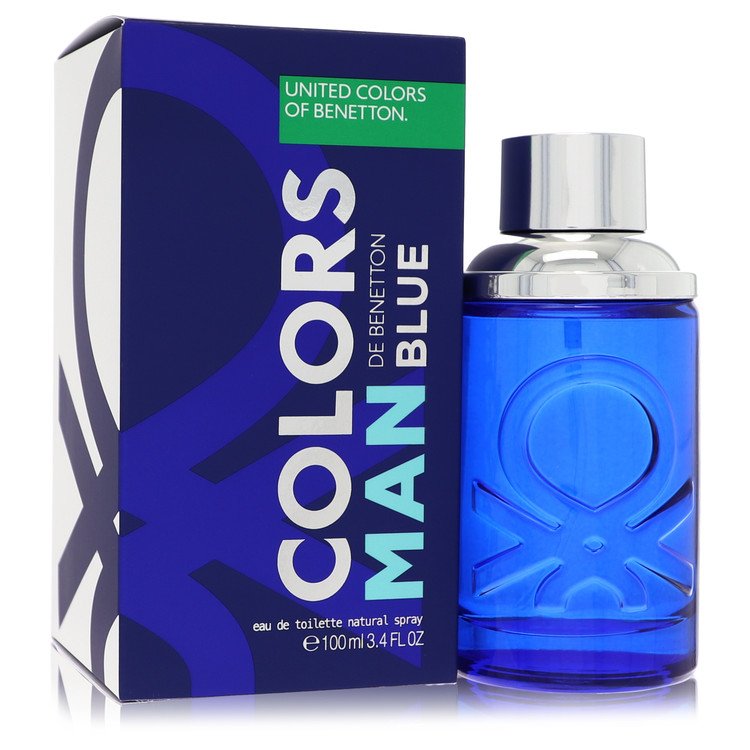 colors de benetton blue by benetton eau de toilette spray 3.4 oz