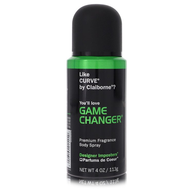 designer imposters game changer by parfums de coeur body spray 4 oz