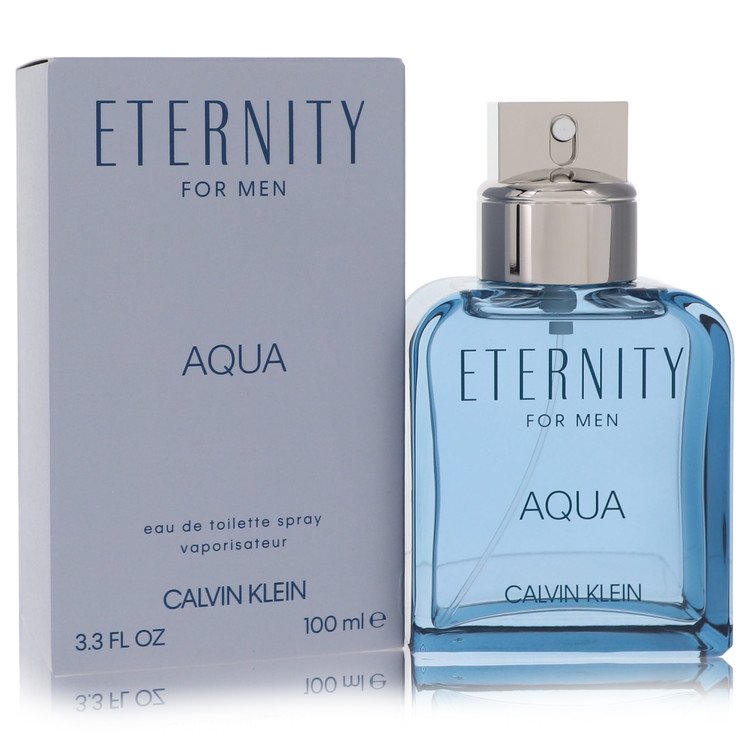 eternity aqua by calvin klein eau de toilette spray 3.4 oz