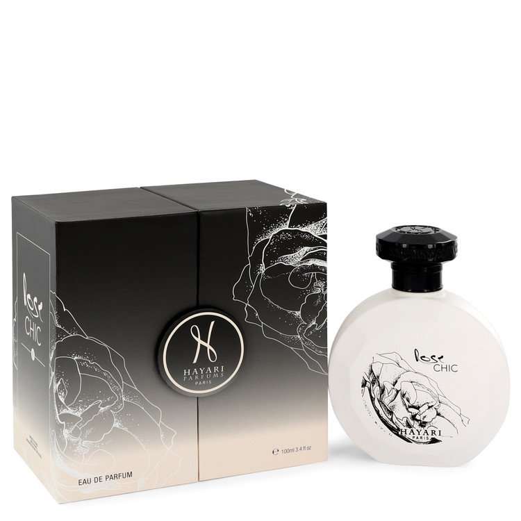 hayari rose chic by hayari eau de parfum spray (unisex) 3.4 oz