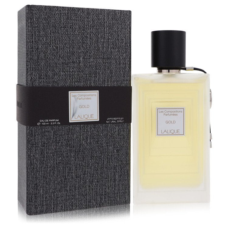 les compositions parfumees gold by lalique eau de parfum spray 3.3 oz