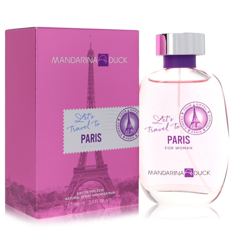 mandarina duck let\'s travel to paris by mandarina duck eau de toilette spray 3.4 oz