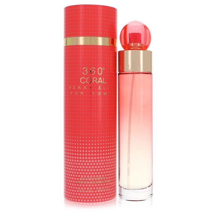 perry ellis 360 coral by perry ellis eau de parfum spray 3.4 oz