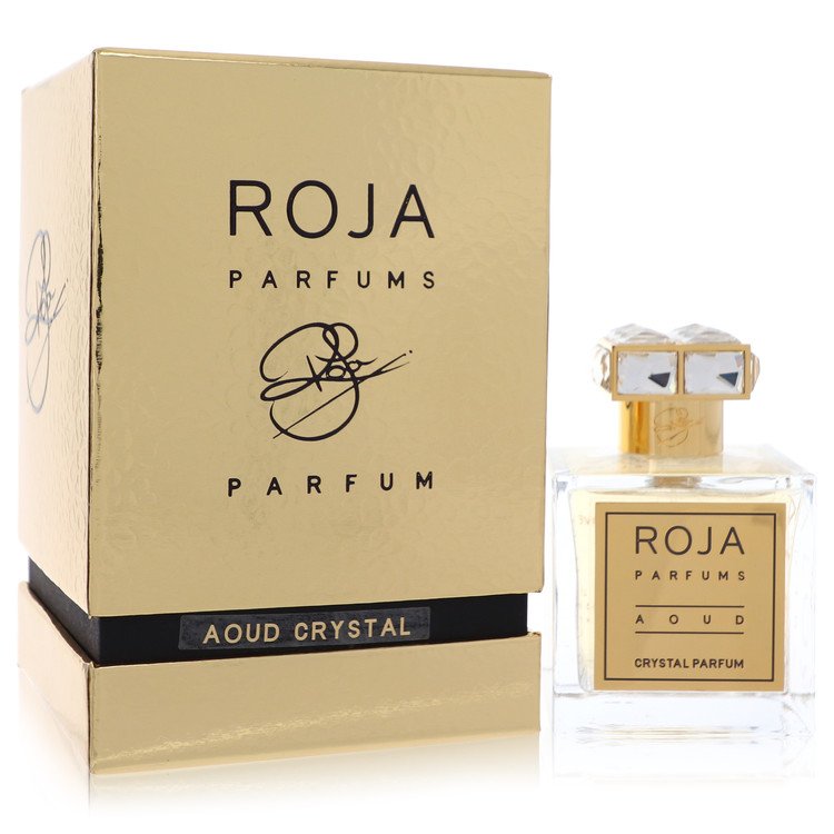 roja aoud crystal by roja parfums extrait de parfum spray (unisex) 3.4 oz