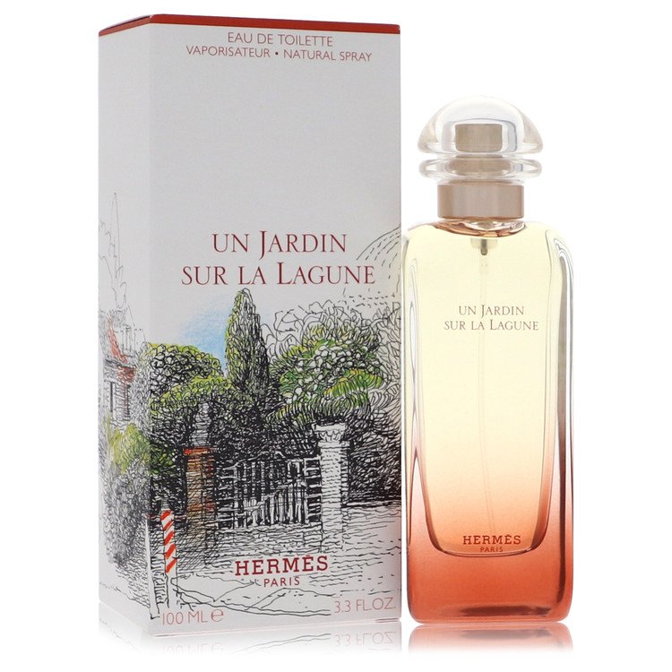 un jardin sur la lagune by hermes eau de toilette spray 3.3 oz