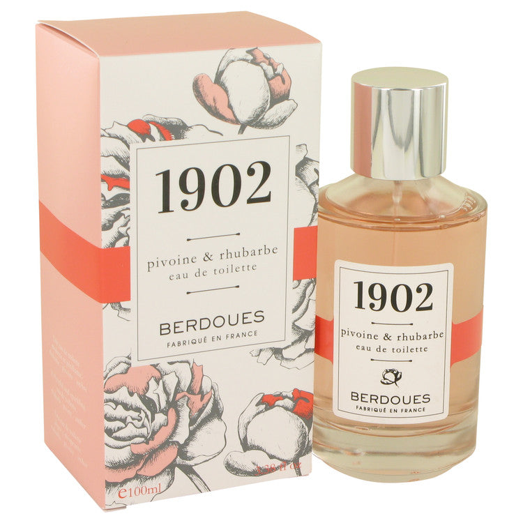 1902 pivoine & rhubarbe by berdoues eau de toilette 3.38 oz
