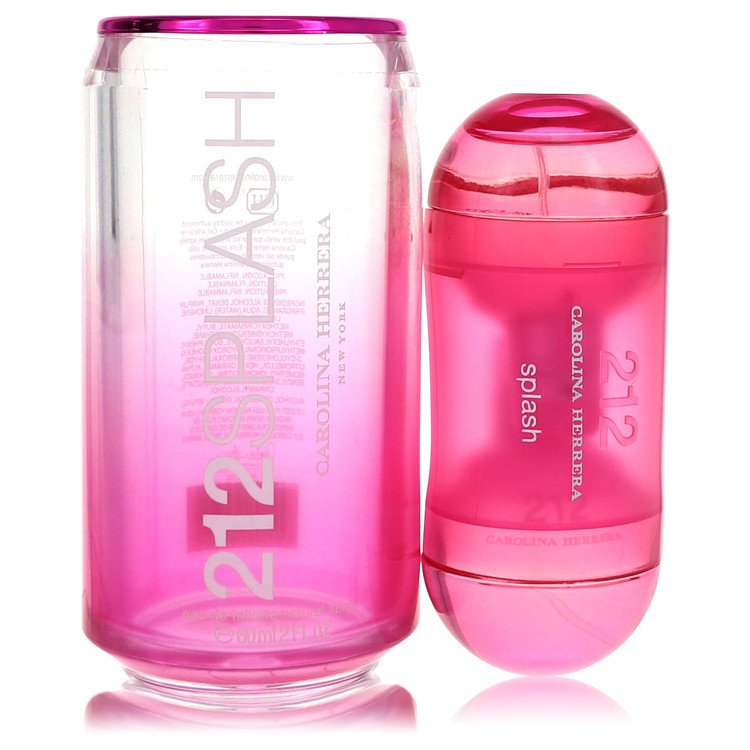 212 splash by carolina herrera eau de toilette spray (pink) 2 oz