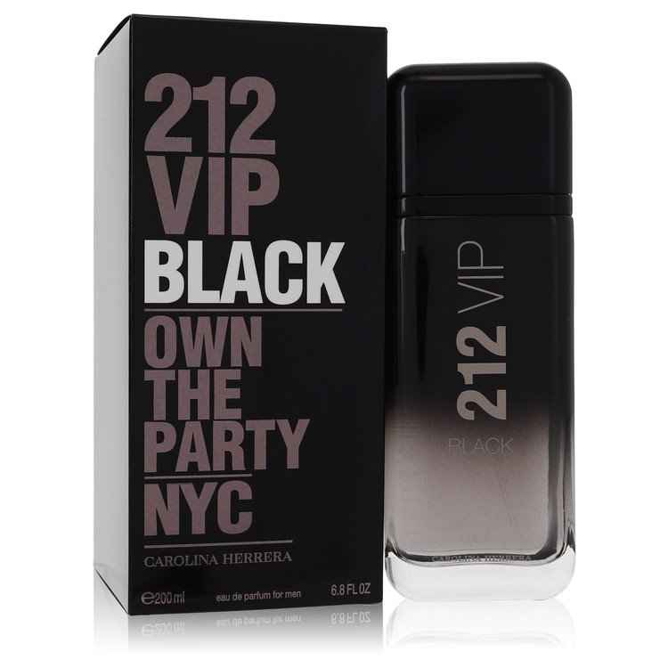 212 vip black by carolina herrera eau de parfum spray 6.8 oz