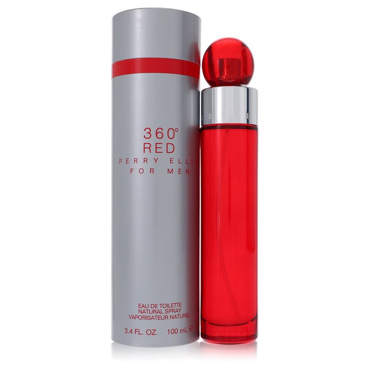 perry ellis 360 red by perry ellis eau de toilette spray 3.4 oz