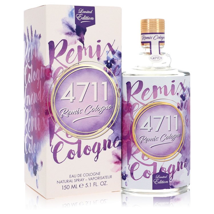 4711 remix lavender by 4711 eau de cologne spray (unisex) 5.1 oz