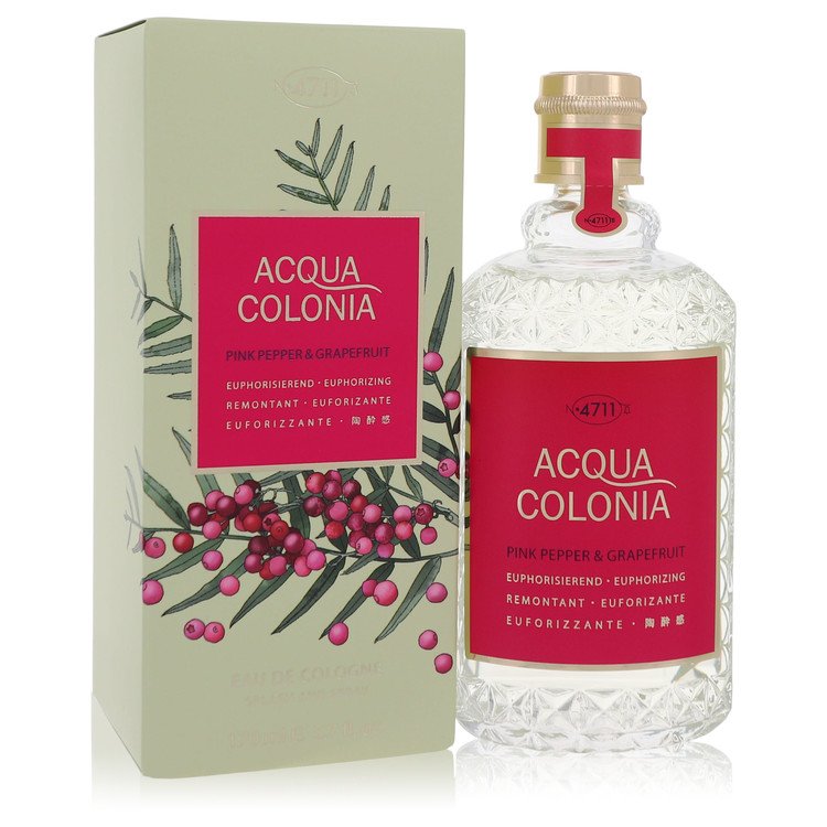 4711 acqua colonia pink pepper & grapefruit by 4711 eau de cologne spray 5.7 oz