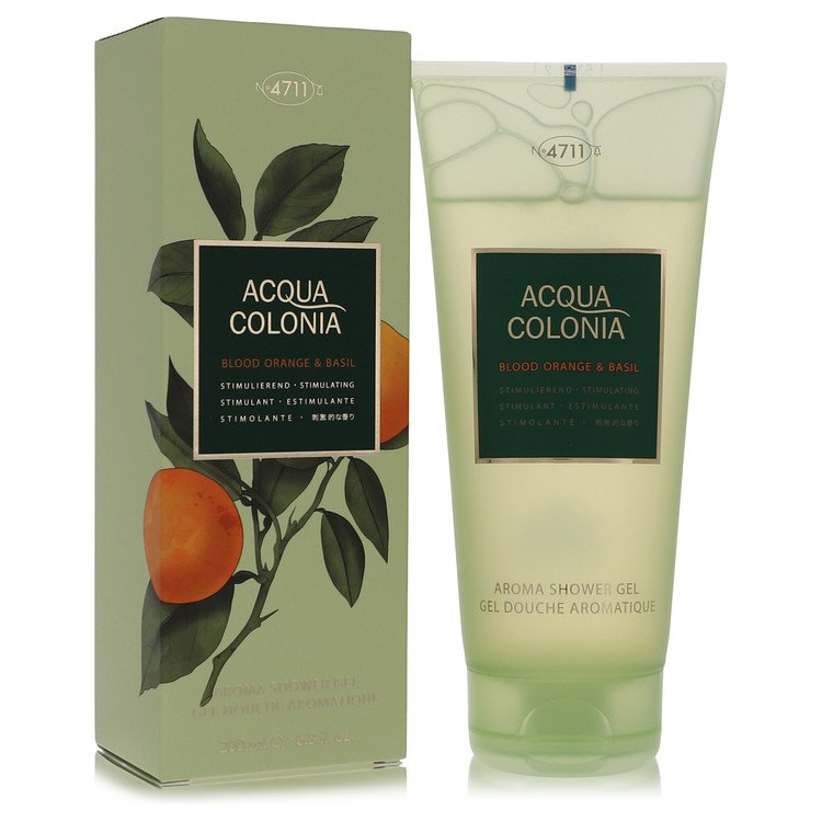 4711 acqua colonia blood orange & basil by 4711 shower gel 6.8 oz