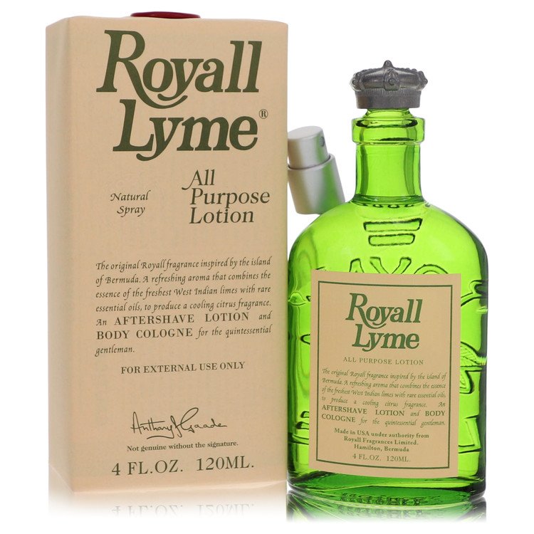 royall lyme by royall fragrances all purpose lotion / cologne 4 oz