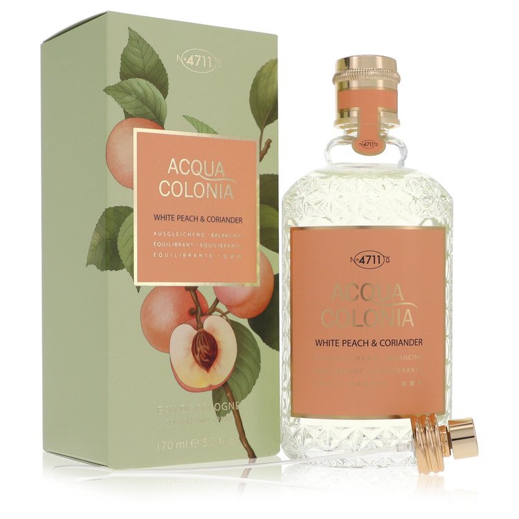 4711 acqua colonia white peach & coriander by 4711 eau de cologne 5.7 oz