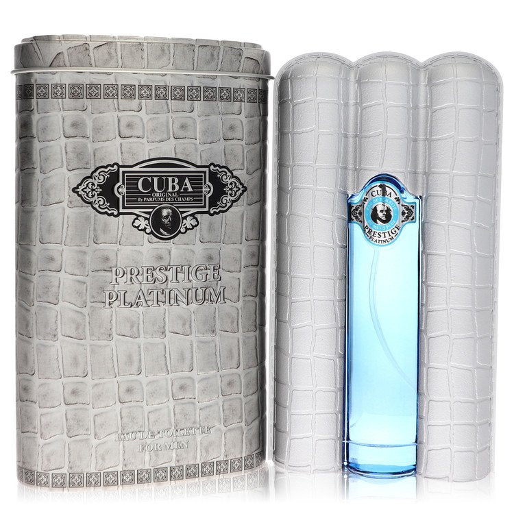 cuba prestige platinum by fragluxe eau de toilette spray 1.17 oz