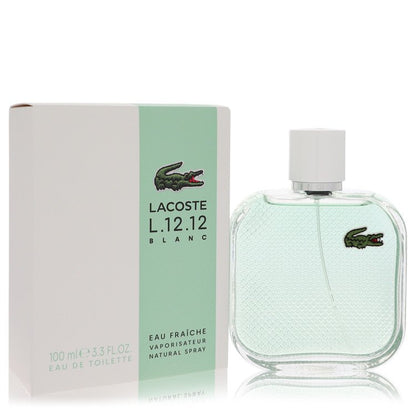 lacoste eau de lacoste l.12.12 blanc eau fraichie by lacoste eau de toilette 3.4 oz
