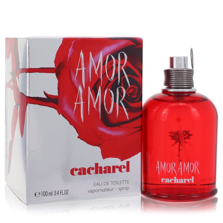 amor amor by cacharel eau de toilette spray 3.4 oz