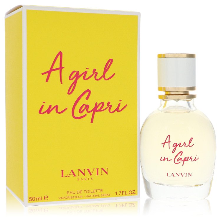 a girl in capri by lanvin eau de toilette spray 1.7 oz