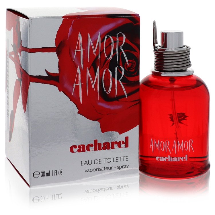 amor amor by cacharel eau de toilette spray 1 oz