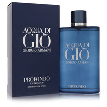 acqua di gio profondo by giorgio armani eau de parfum spray 6.7 oz