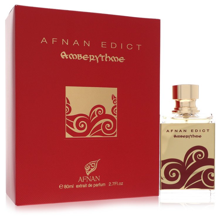 afnan edict amberythme by afnan extrait de parfum spray (unisex) 2.7 oz