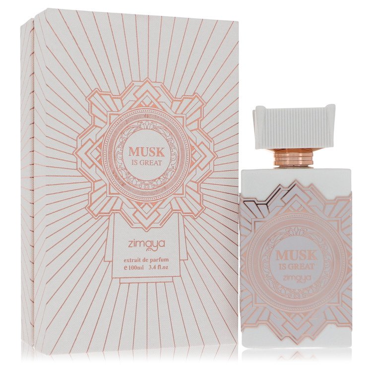 afnan musk is great by afnan extrait de parfum spray (unisex) 3.4 oz