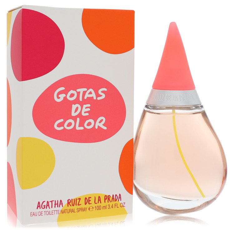 agatha ruiz de la prada gotas de color by agatha ruiz de la prada eau de toilette spray 3.4 oz