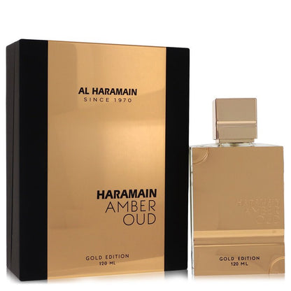 al haramain amber oud gold edition by al haramain eau de parfum spray (unisex) 4 oz